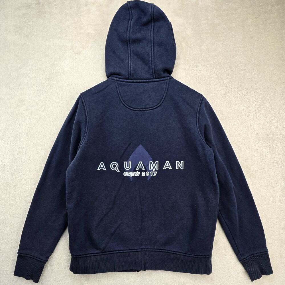 Carhartt Aquaman Cast And Crew 2017 Zip-up Hoodie Mens Small Jason Momoa RARE